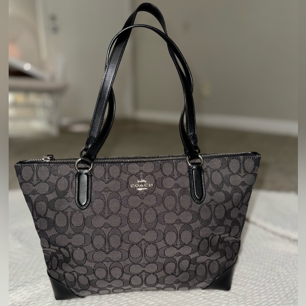 Vintage Coach Signature Tote Bag